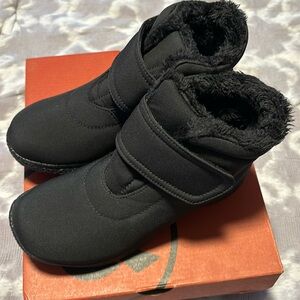 Propet MADI ankle strap snow boot size 6 m black NEW
